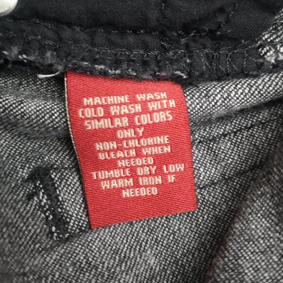 Chaps Denim Ladies Size 10 Straight Leg Black Jeans - Picture 4 of 12